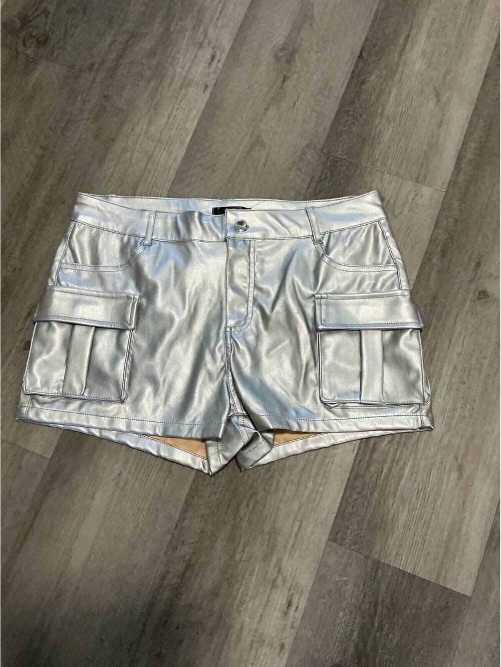 CI SONO Size 14 XL Silver Vegas Tennessee Dukes of Hazzard Short Shorts NWT #263
